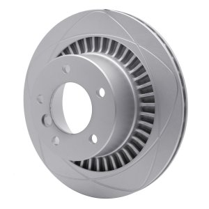 Mercedes-Benz G55 AMG Brake Rotor (1) - Rear - R1 Concepts - Slotted GeoSPEC Coated - `05-`11